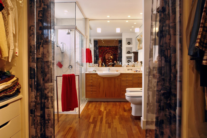 Projeto - Residencial - Cambuí JS - Interiores - Closet e Banheiro