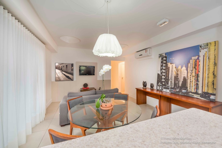 Projeto - Residencial - Cambuí RS - Interiores - Salas de Jantar e Estar