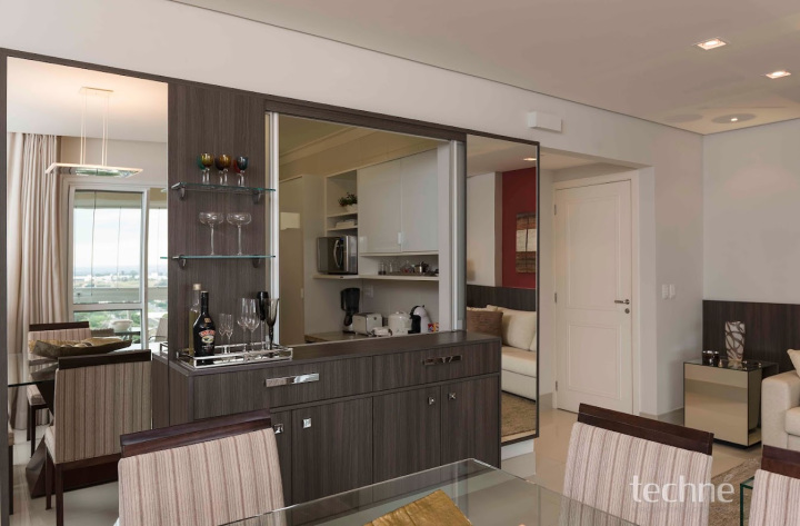 Projeto - Residencial - Mansões de Santo Antônio - Interiores - Cozinha Integrada A