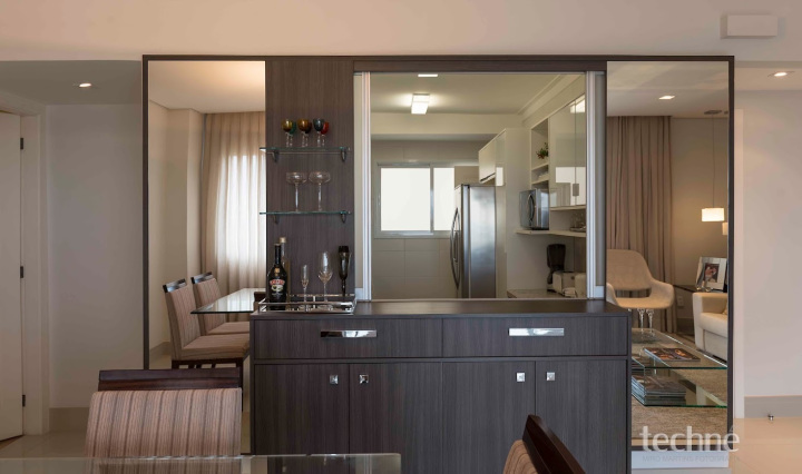 Projeto - Residencial - Mansões de Santo Antônio - Interiores - Cozinha Integrada B