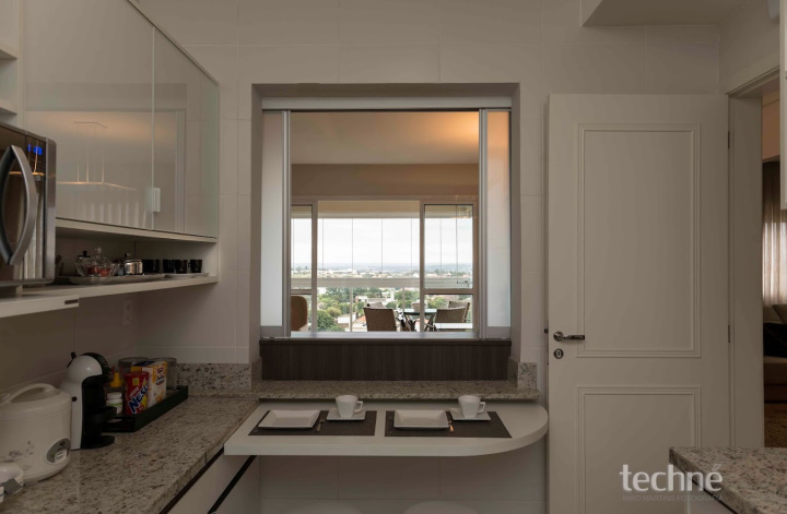 Projeto - Residencial - Mansões de Santo Antônio - Interiores - Cozinha Integrada D