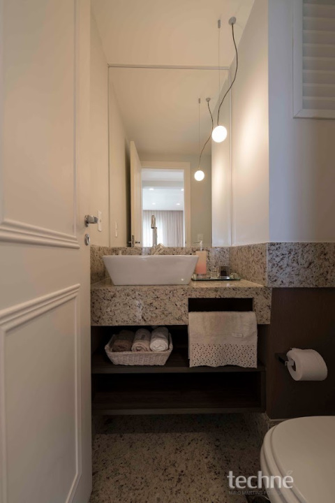 Projeto - Residencial - Mansões de Santo Antônio - Interiores - Lavabo