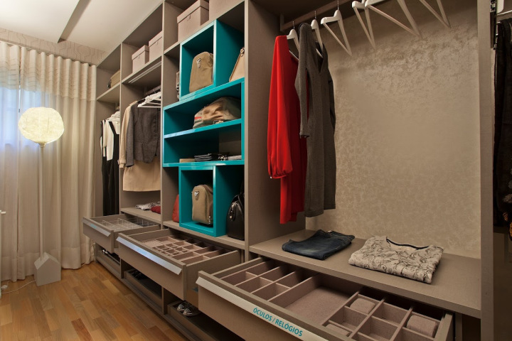 Projeto - Mostra - Campinas Decor - Closet - Interiores - Gavetas A