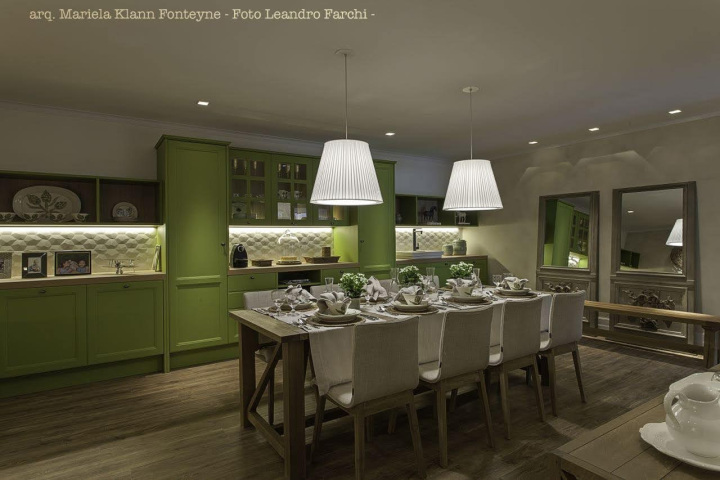 Projeto - Mostra - Campinas Decor - Sala de Almoço - Interiores - Sala de Jantar e Espelho