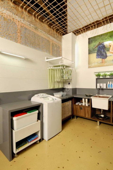 Projeto - Mostra - Casacor Campinas - Lavanderia - Interiores - Varal