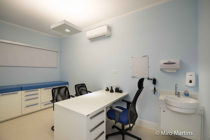 Projeto - Comercial - Clínica Capelatto - Arquitetura e Interiores - Sala Azul