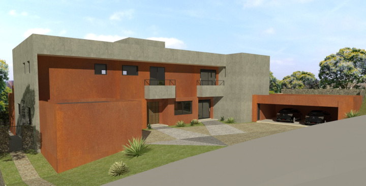 Projeto - Residencial - Pedra Alta - Arquitetura - Vista Frontal 1