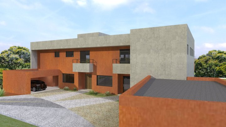 Projeto - Residencial - Pedra Alta - Arquitetura - Vista Frontal 2