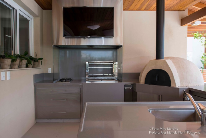 Projeto - Residencial - Dom Pedro RV - Arquitetura e Interiores - Churrasqueira e Forno