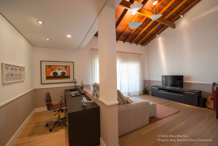Projeto - Residencial - Dom Pedro RV - Arquitetura e Interiores - Escritório e Sala A