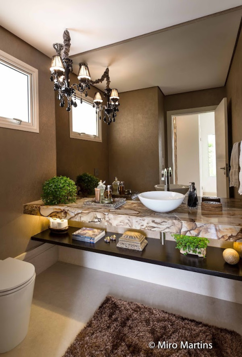 Projeto - Residencial - Alphaville - Interiores - Lavabo