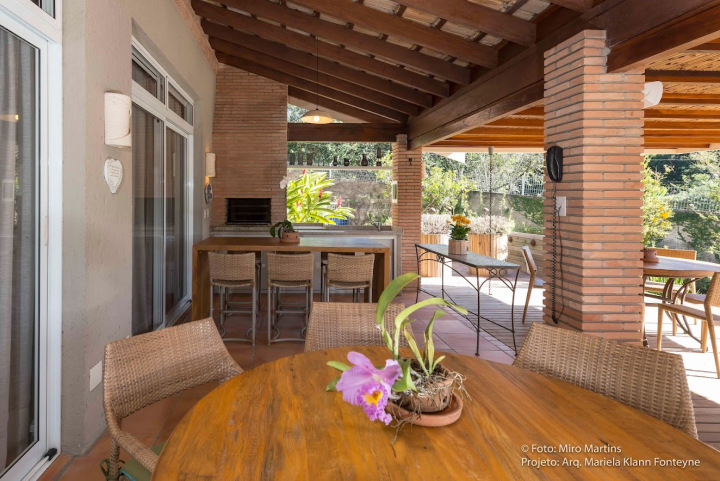 Projeto - Residencial - Arboreto dos Jequitibás - Arquitetura e Interiores - Varanda e Churrasqueira