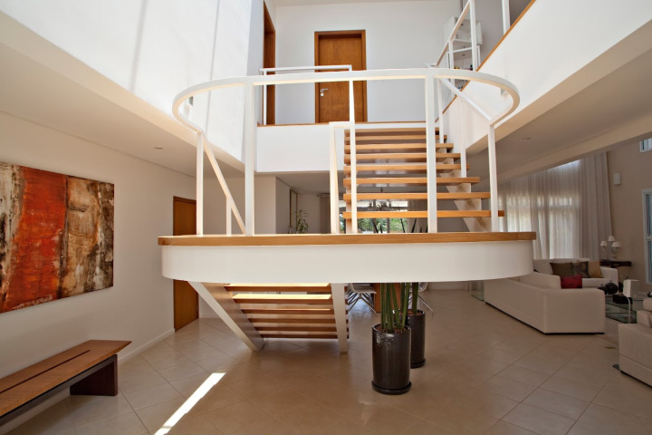 Projeto - Residencial - Barão Geraldo - Arquitetura e Interiores - Escada