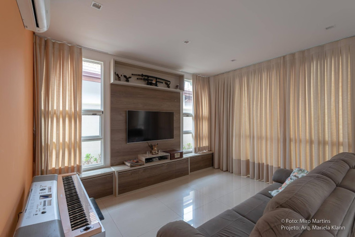 Projeto - Residencial - Barão do Café - Arquitetura e Interiores - Sala de TV
