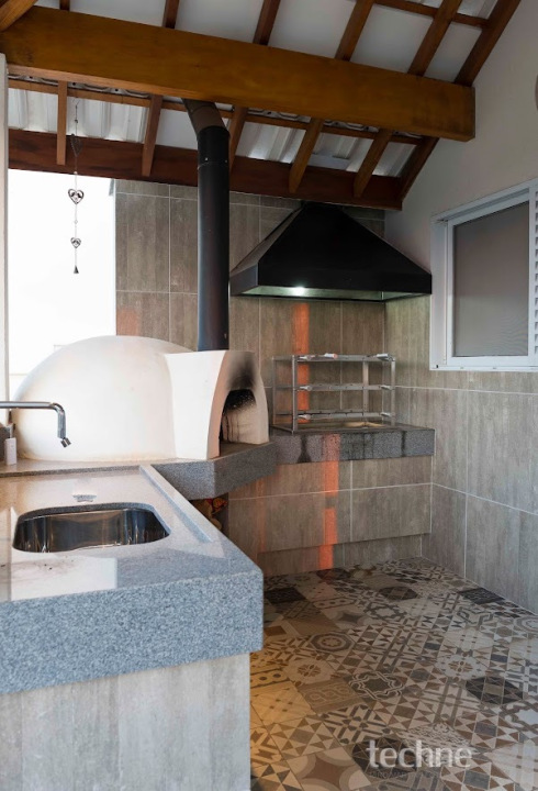 Projeto - Residencial - Parque das Quaresmeiras - Arquitetura e Interiores - Churrasqueira