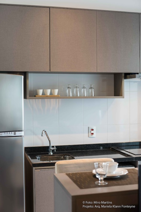 Projeto - Residencial - Studio Jundiaí Cinza- Interiores - Cozinha B