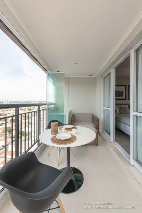 Projeto - Residencial - Studio Jundiaí Cinza- Interiores - Varanda A